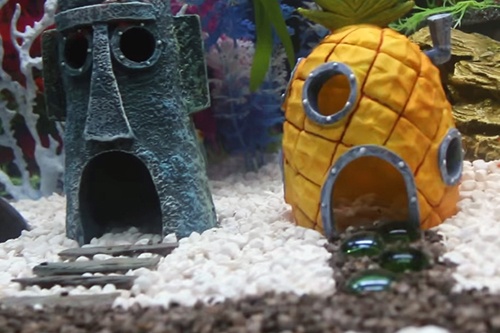 spongebob-aquarium-ornaments
